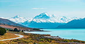 印象新西蘭 凱庫(kù)拉觀鯨+奧馬魯企鵝歸巢+冰川直升飛機(jī)(含雪降)12天